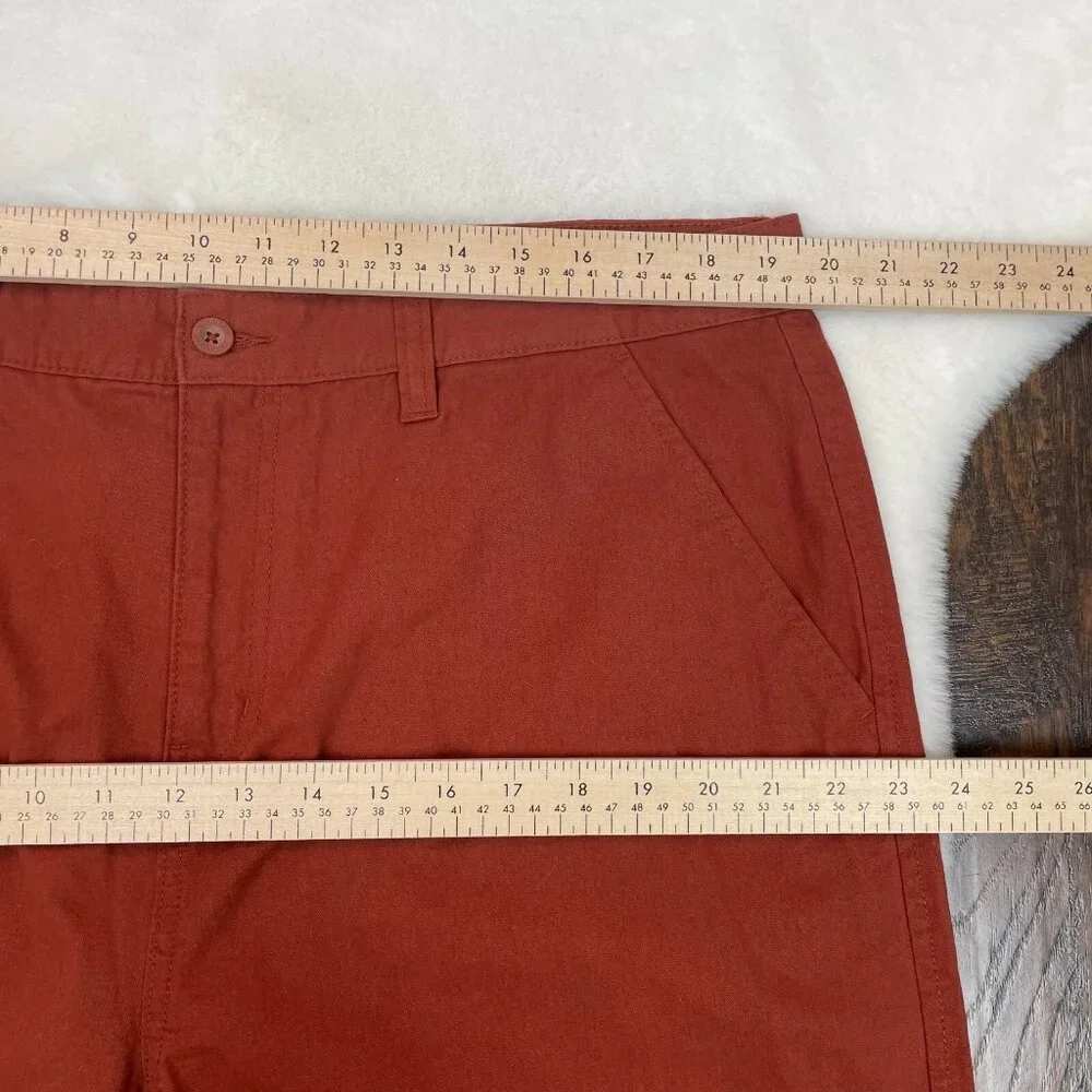 Mountain Warehouse Shorts 38 Take a Break Chino Burnt Orange Cotton Men's‎ NWT